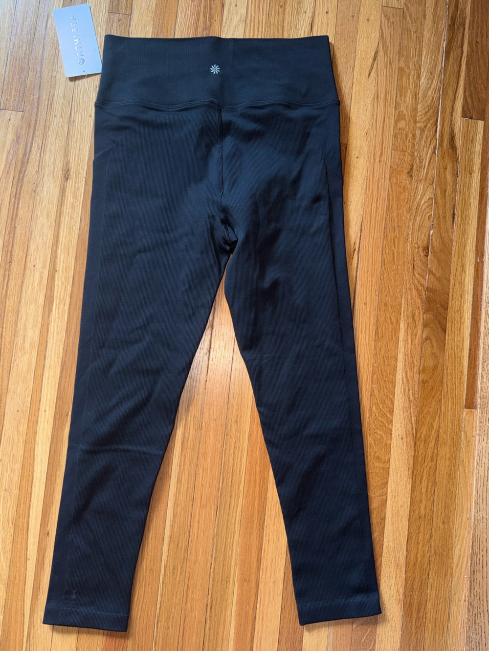 Athleta Aurora Seamless High Rise Leggings Black Large NWT Sculpting Yoga
